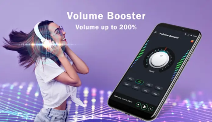 Volume Booster android App screenshot 0